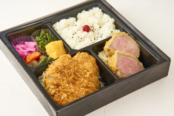 ロースカツと上ヒレカツ弁当